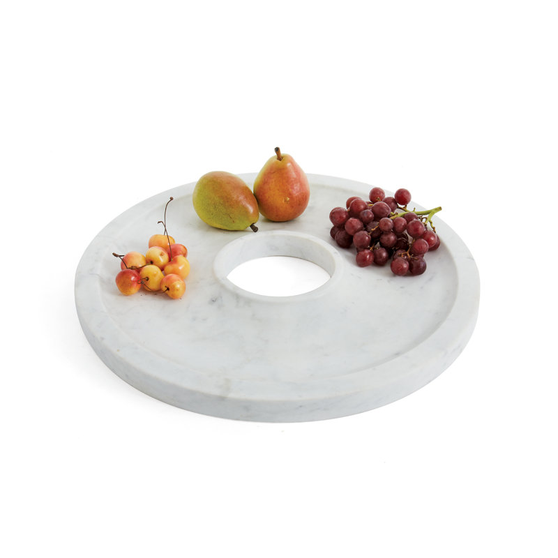Orren Ellis Austell Marble Platter