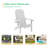 Navy Blue Outdoor Adirondack Chair-70543951