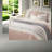 Farmhouse Cotton Quilt Bedding Sets, Blush Polyester, King Size Comfort