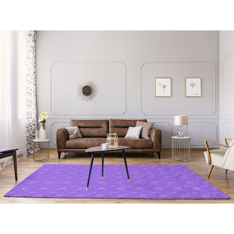Tapis de zone mauve astrologie, Rectangle 8 pi x 10 pi