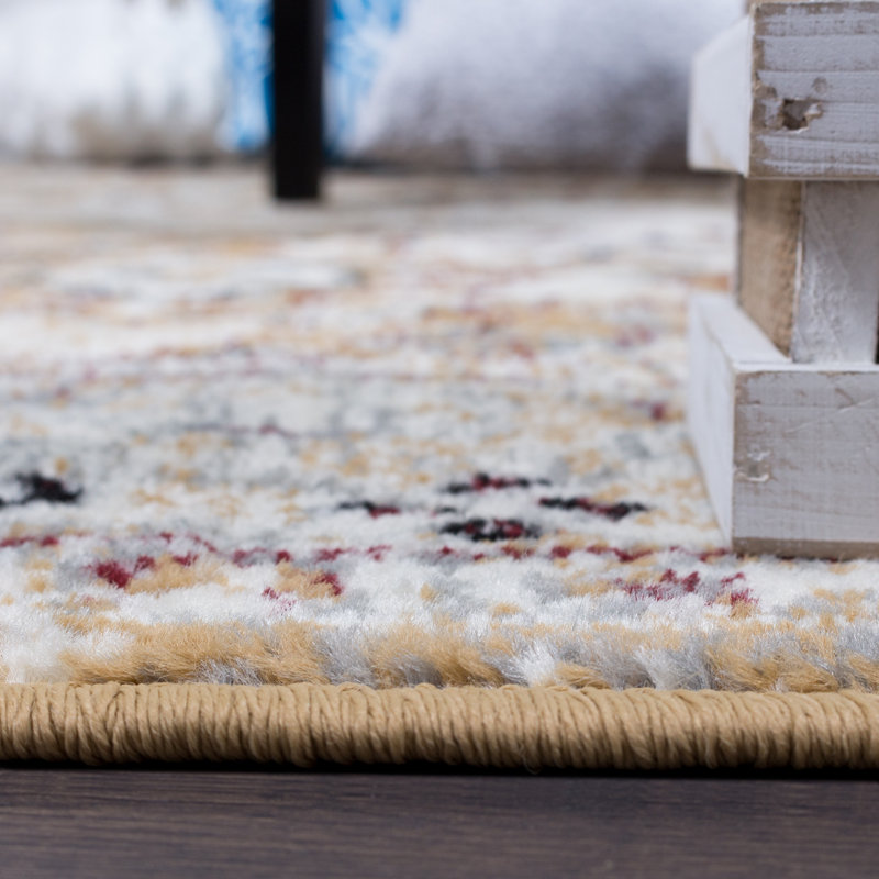 Tapis oriental gris / beige Tonia, Rectangle 3 pi 3 po x 4 pi 11 po