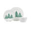 Melamine Lastra Holiday Handmade Melamine Dinnerware Set