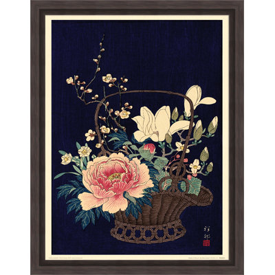 Basket of Flowers 1 Piece Painting