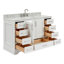 Meuble-lavabo simple avec plateau Abshire 55-93359353