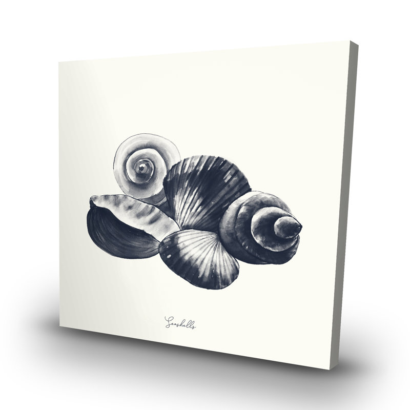 seaside shells - 32"x32" art on canvas