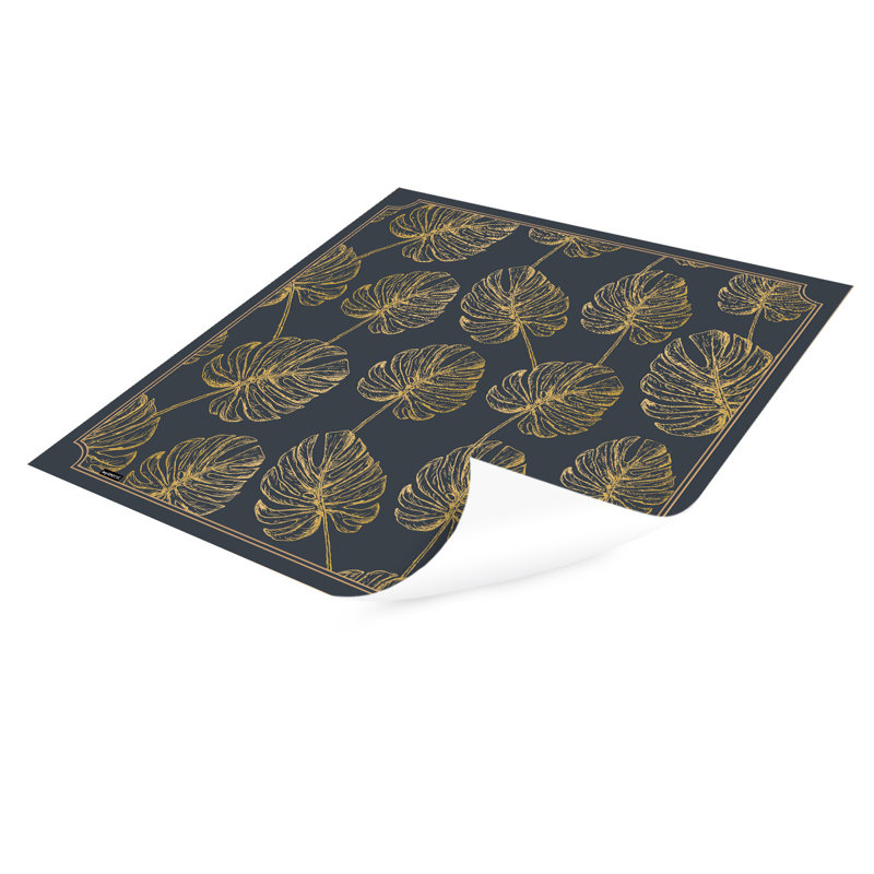 Earby Non-Slip Floral Doormat, Square 68cm