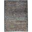 Hand-Knotted High-Quality Brown and Blue Area Rug