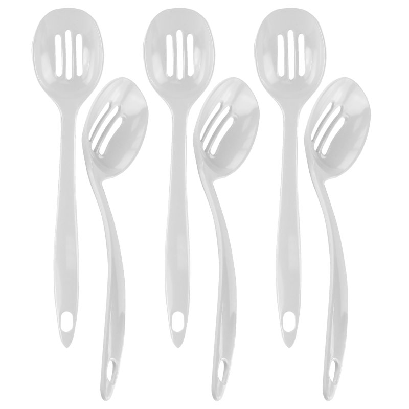 Ensemble de 6 cuillères à mélamine 6 pièces Reston Lloyd, Blanc