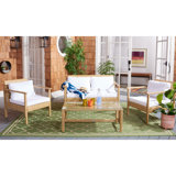 Cabbar 4 - Person Patio Conversation Sets with Cushions