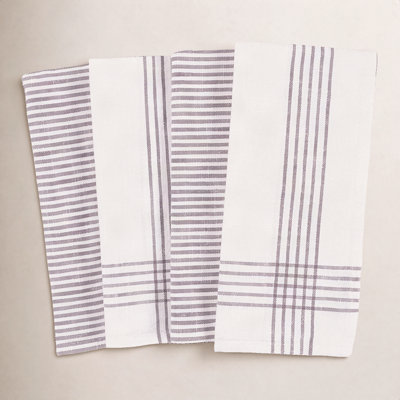 Coverty Cotton Stripe Kitchen Towel Linen Set
