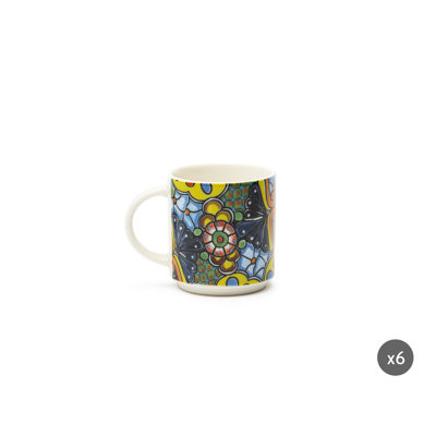 Porcelain Espresso Cup and Saucer