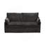 Canapé-lit ergonomique 59,5 po avec rangement et charge - lit convertible en chenille de soutien, capacité de 800 lb, poches latérales et ports USB / Type-C pour le salon et les petits espaces-1128010878