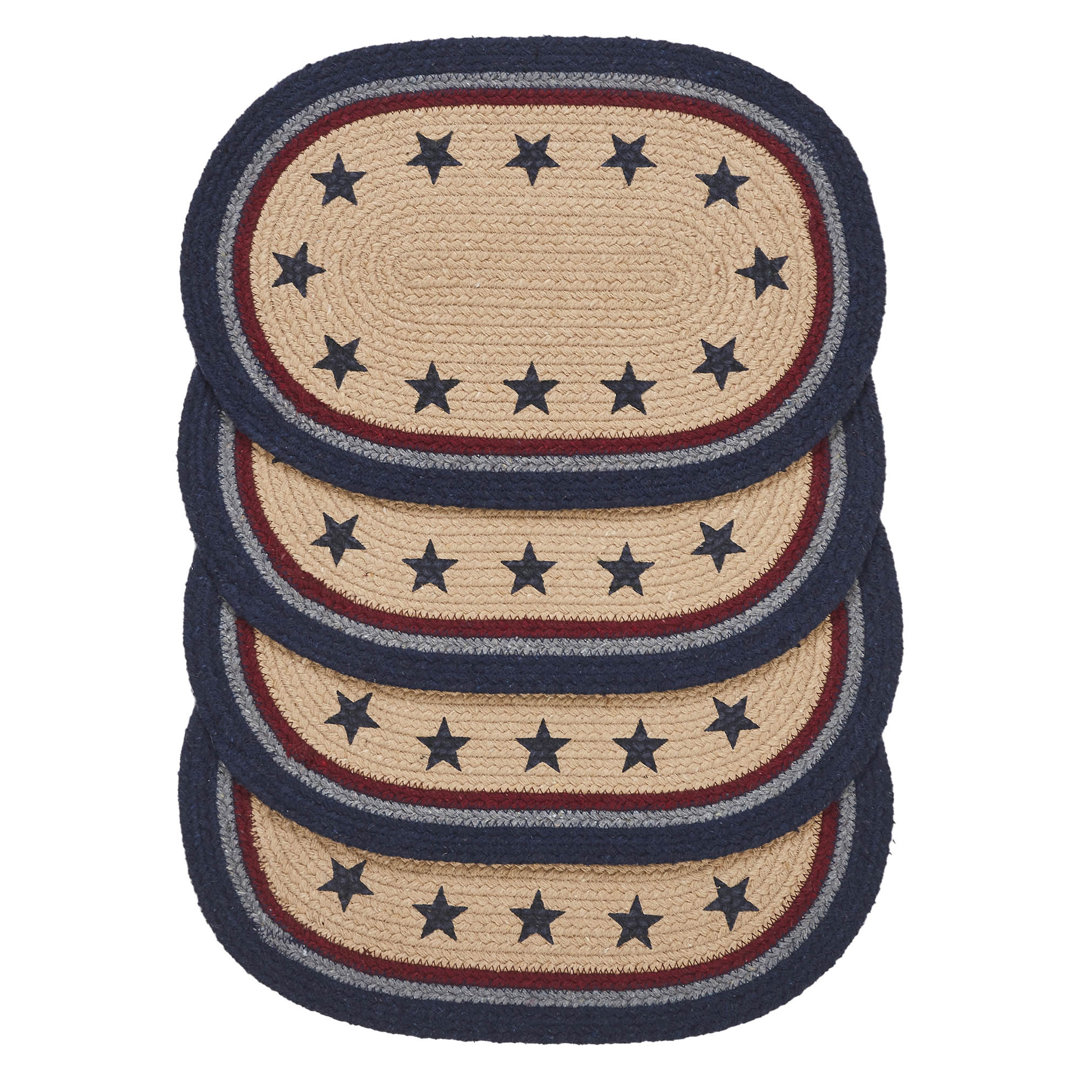 Geometric Oval Placemat (Set of 4) VHC Brands 