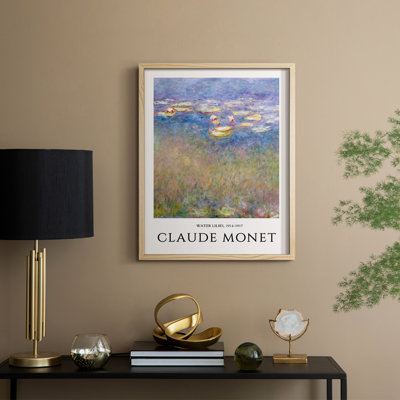 Impression florale vintage encadrée Cxxxv - bois massif