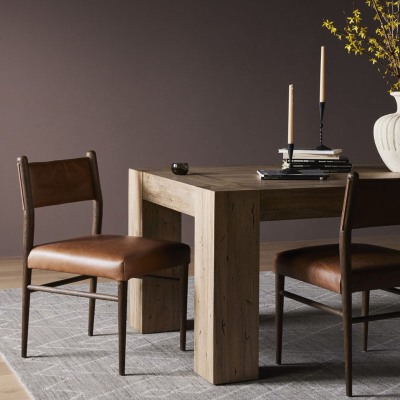 Morena Side Chair in Alcala Fawn, Light Wash Drift Oak