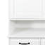 Armoire à linge autoportante polyvalente avec plusieurs options de rangement