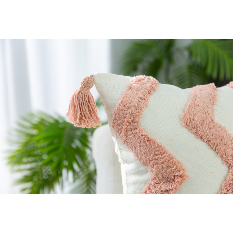 Housse de coussin Aveda, Rose, H 18 po x l 18 po