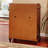 Brown+Blue Solid + Manufactured Wood Shoe Storage Bench