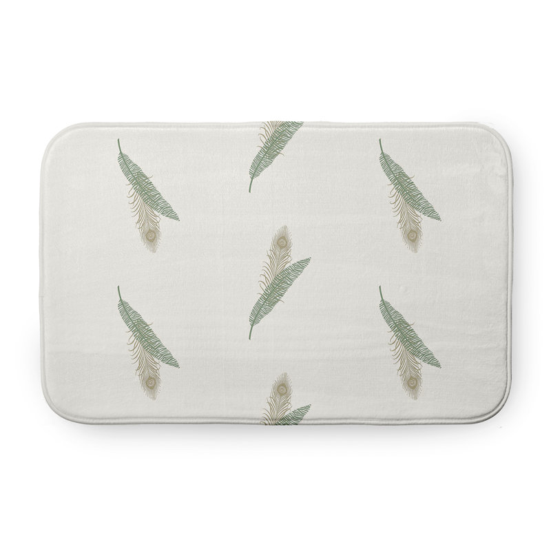 Tapis de bain GGG, L 21 po x L 34 po, Vert