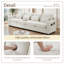 Canapé modulaire en tissu 4 places-424626727