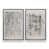 Cadre flottant en chrome poli