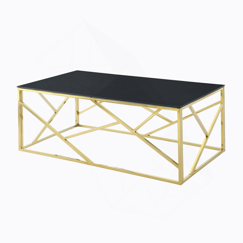 31.4 Inch Modern Two-Tier Square Coffee Table - An Elegant Combination of Clear Glass and Marble Pattern Sticker.It can be used as a coffee table,a side table or a display stand.