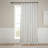 Ottis Textured Faux Linen Rod Pocket Room Darkening Curtains for Bedroom & Living Room Curtains - Single Panel Drapes-1332948363-1332948248