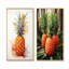 Golden Pineapple Paradise I - ensemble de 2 reproductions d'art ananas-586657433-586657429