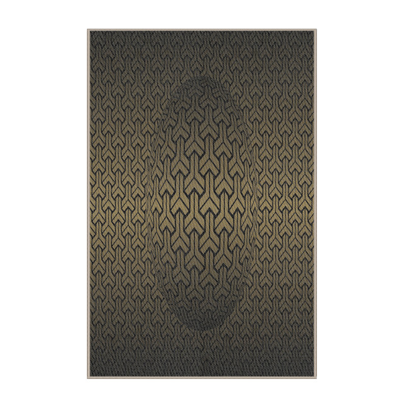 Tapis olive, Rectangle 5 pi x 7 pi