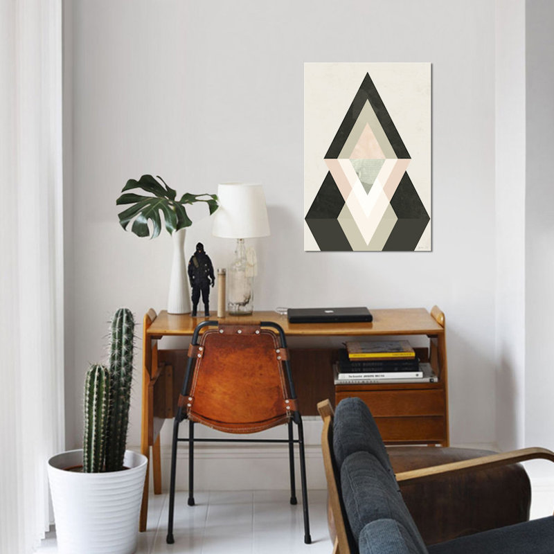 «Mountains Beyond Mountains II» par Green Lili - impression sur toile tendue, H 18 po x l 12 po x P 1,5 po