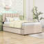 Lit plateforme tapissier en bois avec lit gigogne et tête de lit-1031538342-1031538340