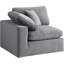 Chaise d'appoint en velours 40 po-87095230