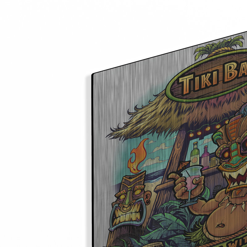 "Tiki Bar" par Flyland Designs, H 12 po x l 12 po