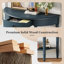 Console demi-lune avec tiroir et tablette-276707865