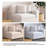 Milbrey Upholstered Beige Corduroy Armchair with Pillow Back and Solid Wood Legs-289040734-271202503