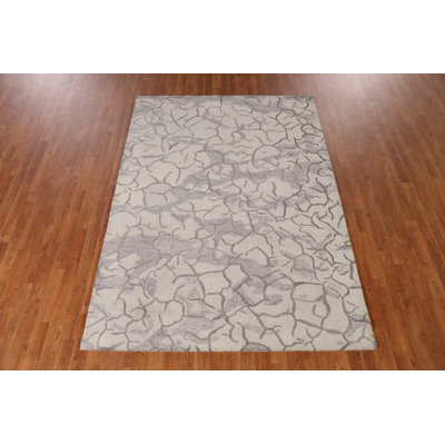 Abstract Modern Indian Area Rug