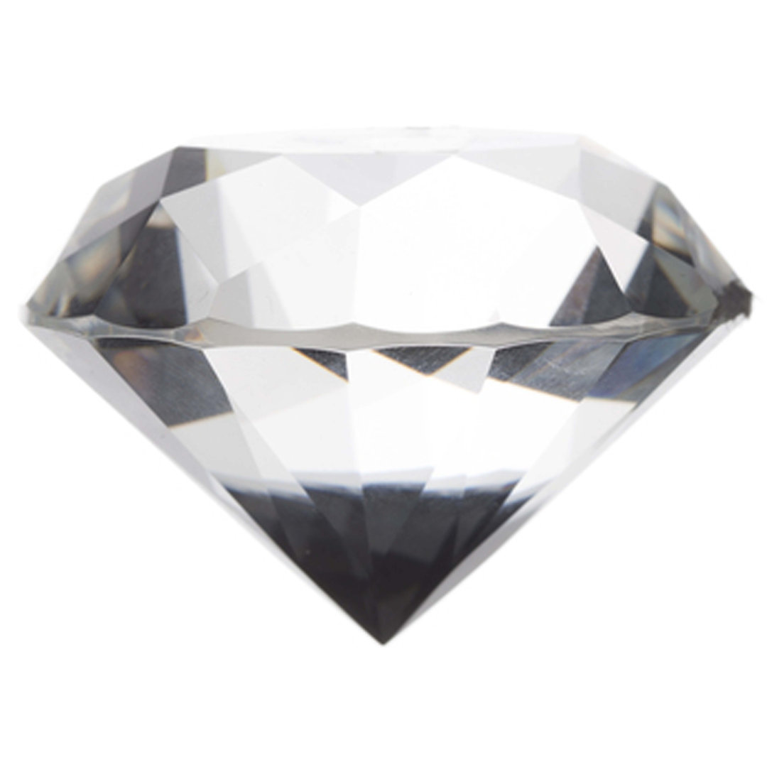 Bohanan Glass Crystal Diamond Paper Weight Sculpture House of Hampton® 