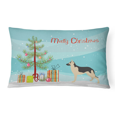  Coussin décoratif intérieur / extérieur German Shepherd Christmas