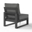 Chaise de patio sans accoudoirs à assise profonde avec cadre-1025138769-1025138770