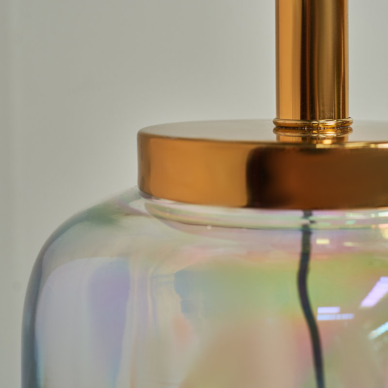 Neven 33Cm Clear/Gold Table Lamp Base