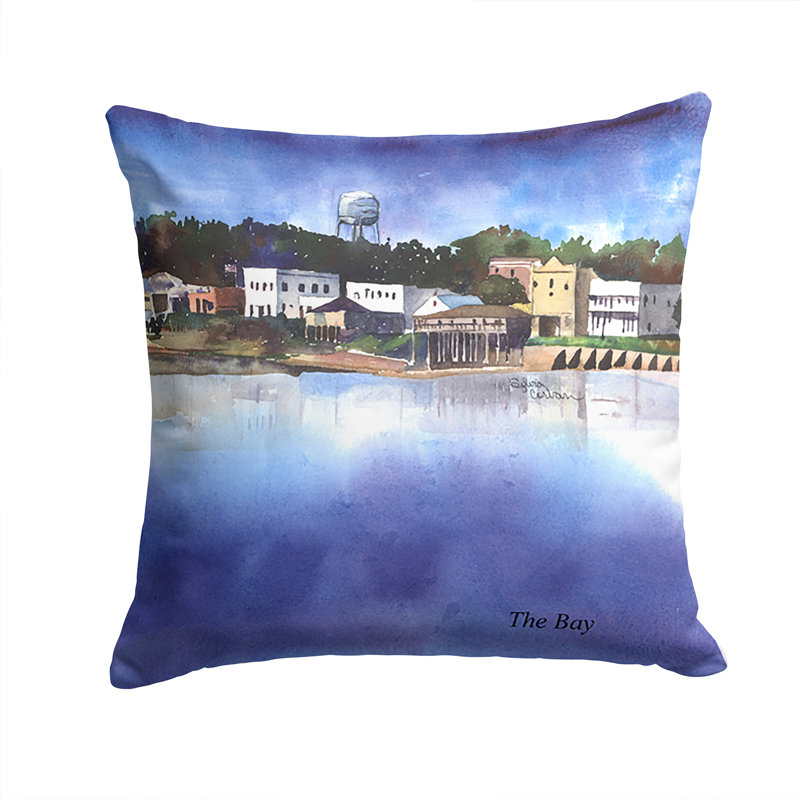 Coussin décoratif bleu intérieur/extérieur