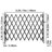 Single Folding Security Gate, Flexible Expanding Security Gate with Padlock-66376482