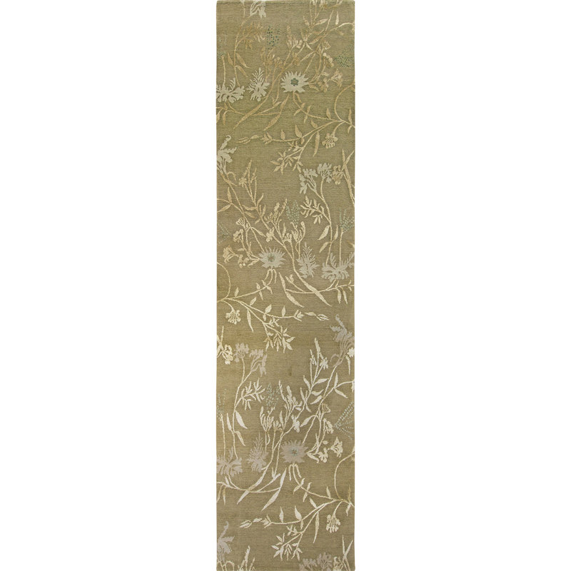 Floral Area Rug, Runner 3' x 10'