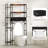 Over The Toilet Storage with 2 Drawers, 7 Tier Over Toilet Organizer with Height Adjustable Shelves and Hooks-1103666006