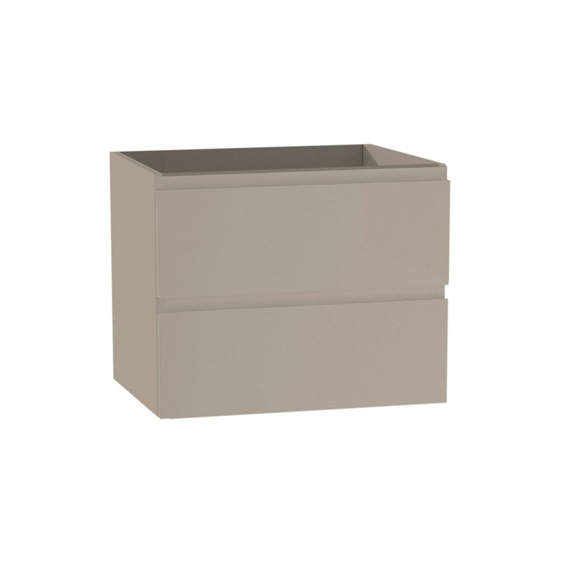 Armoire-lavabo 24 po avec lavabo brillant Toscana DAX Pasadena, Vison mat