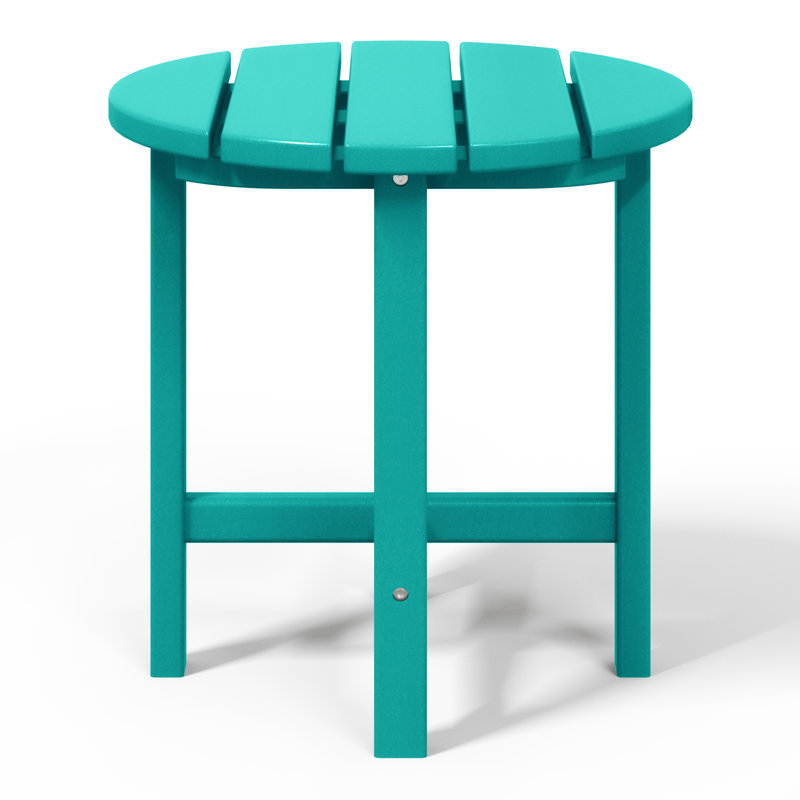 Table d'appoint d'extérieur Geoff Adirondack, Turquoise
