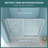 Shower Door 48" W X 72"H Single Sliding Bypass Shower Enclosure, 1/4 In. (6Mm), Chrome-119866399