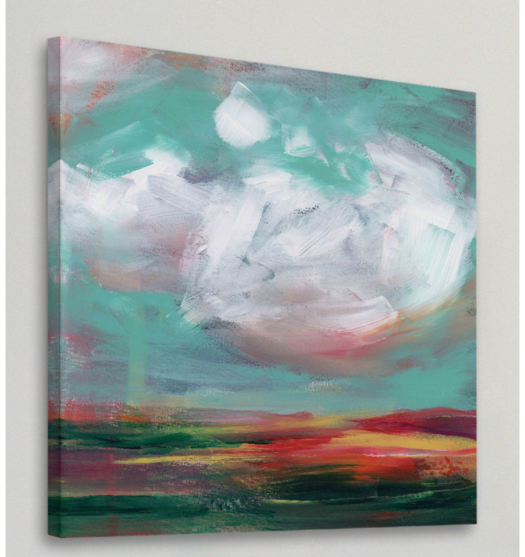 « great plains », reproduction de peinture à l’huile sur toile tendue, H 48 po x l 48 po x P 1,5 po