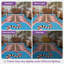 Tapis d'intérieur bleu / rose lavable à la machine avec envers antidérapant Kai Funky Tiger-47045041-47043166
