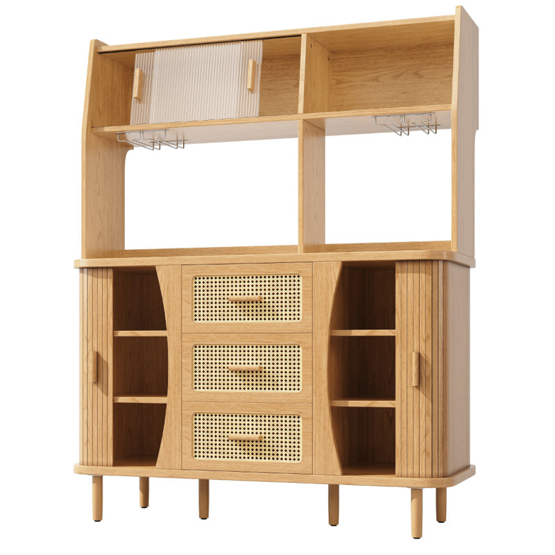 174.5cm Kitchen Pantry, Wood